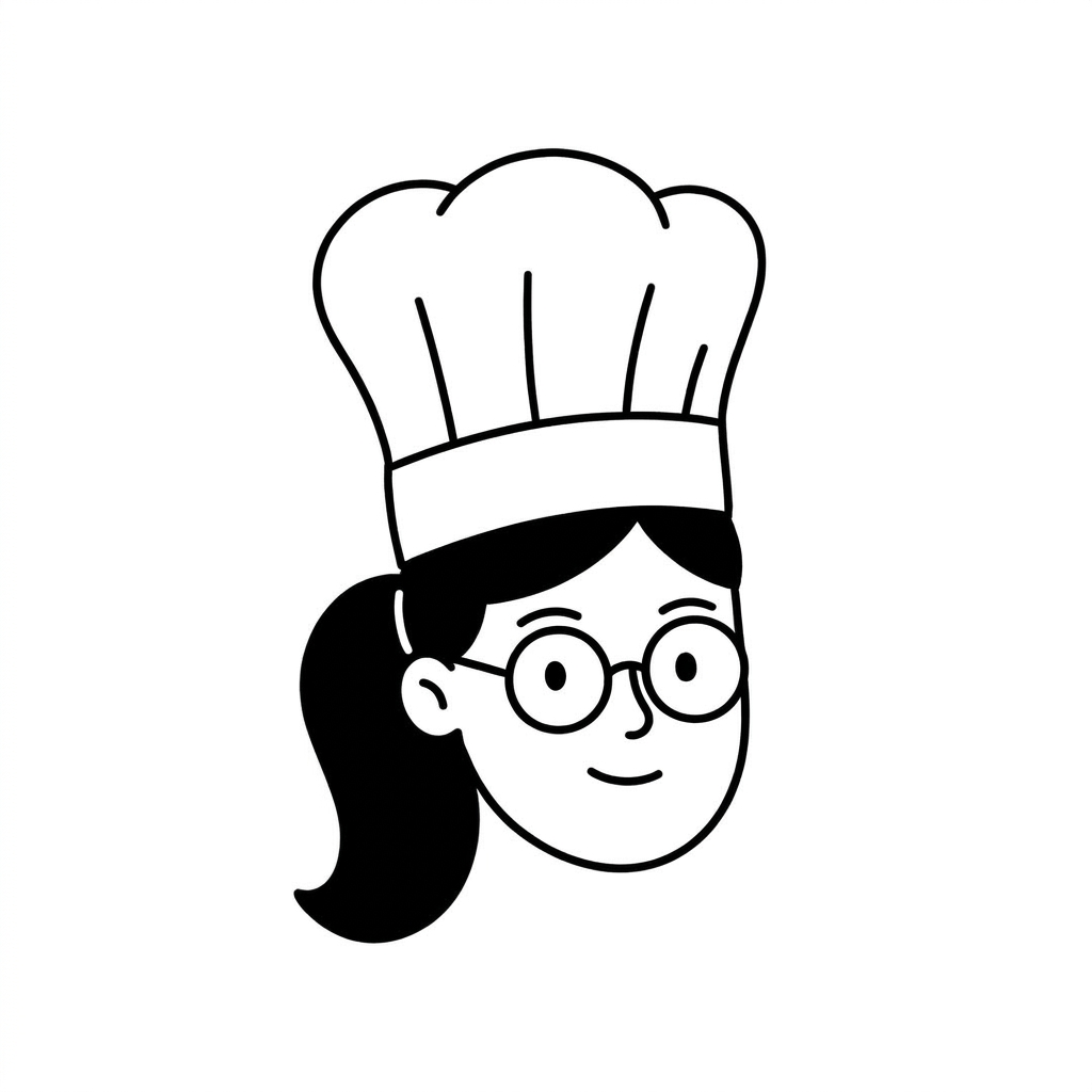 Girl home cook